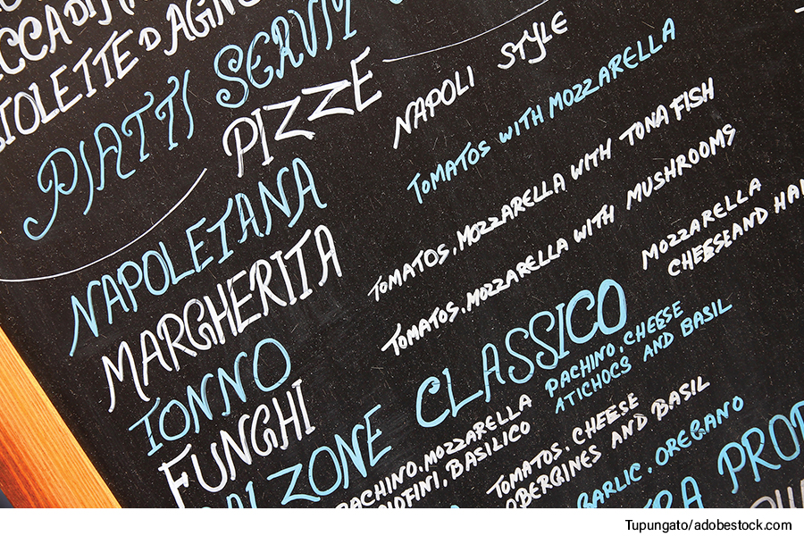 pizza menu, raising prices